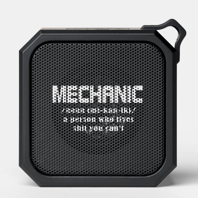 Mechanic Christmas Bluetooth Speaker (Front)