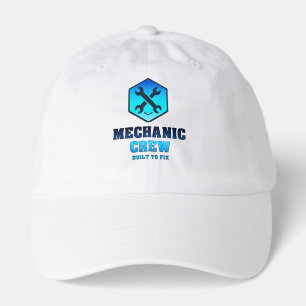 🔧 Mechanic Crew Modern Garage Team Logo 🔧 Hat