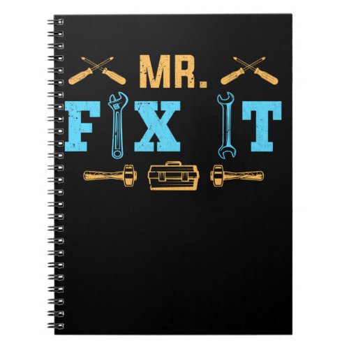 Mechanic Dad Craftsman Funny Repairman Notebook