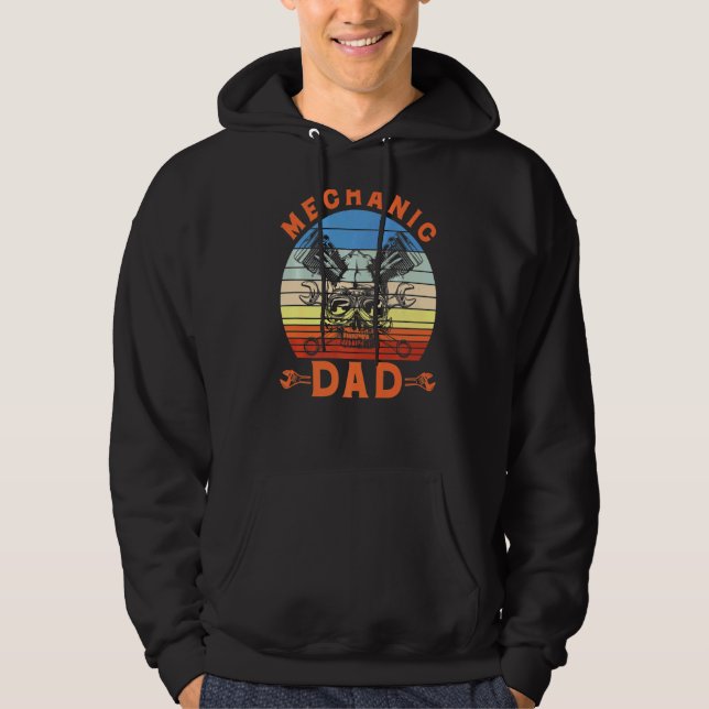Mechanic Dad Hoodie (Front)