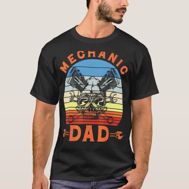 Mechanic Dad T-Shirt (Front)