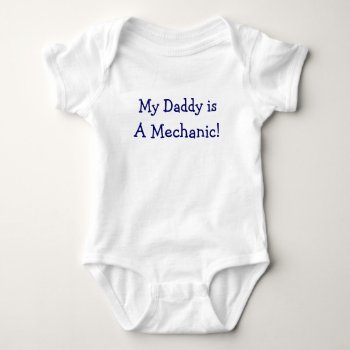 Mechanic Dad With Dirty Hand Prints On Back Baby Bodysuit by hungaricanprincess at Zazzle