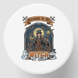 Mechanic Day Witch Night Halloween Steampunk Woman Mini Candle Favors