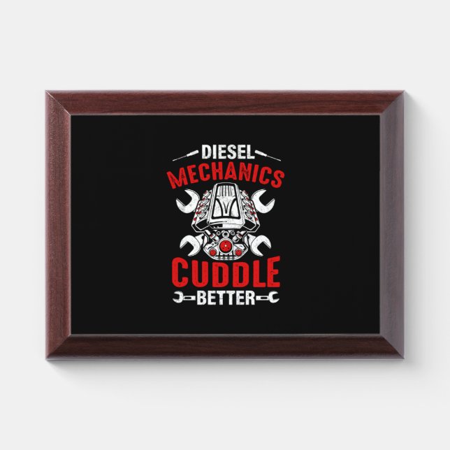 Mechanic Diesel Mechanics Better Award Plaque (Horizontal)
