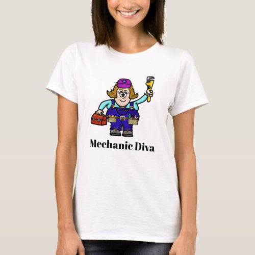 Mechanic Diva Female T_shirt