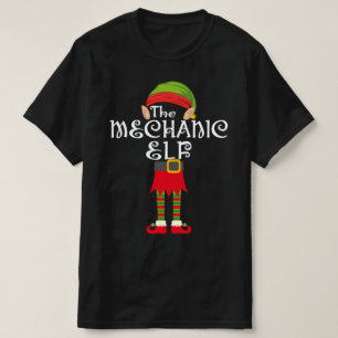 mechanic elf family matching christmas T-Shirt