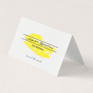 Mechanic Engineer Car Logo Business Card