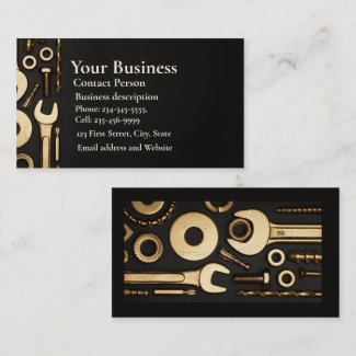 Mechanic, Engineer, Fix-it Handyman Business Card