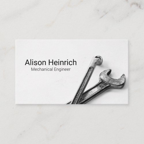 Mechanic  Engineer  Garage Shop Business Card