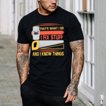 Mechanic Engineer Shirt, I fix Stuff Vintage