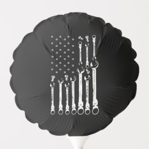 Mechanic Flag American Patriotic Flag Car Mechanic Balloon
