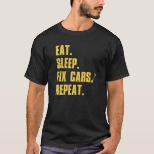 Mechanic For Men Dad Auto Garage Automobile Car T-Shirt