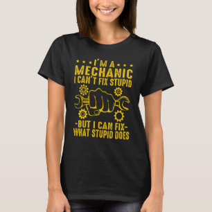 Mechanic For Men Dad Car Auto Automobile Garage T-Shirt