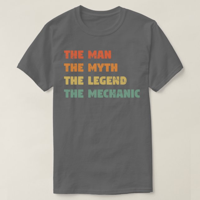 Mechanic Funny Gift for him Mechanic  T-Shirt (Design Front)