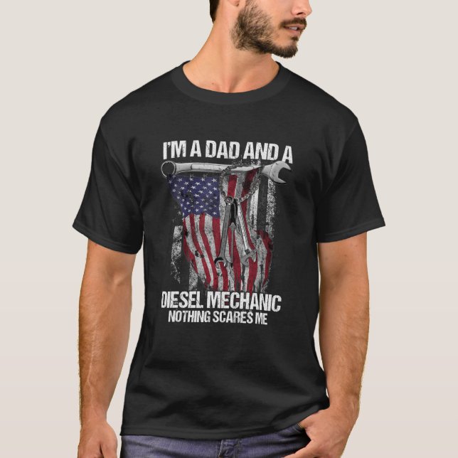 Mechanic Funny Gift I'm A Dad T-Shirt (Front)