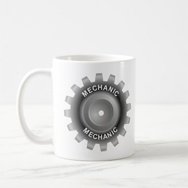 Mechanic Gear Coffee Mug (Left)