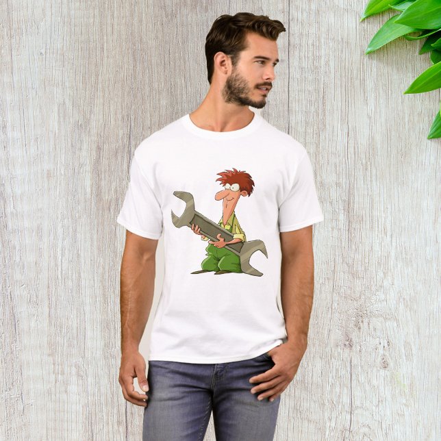 Mechanic Giant Spanner T-Shirt (Creator Uploaded)