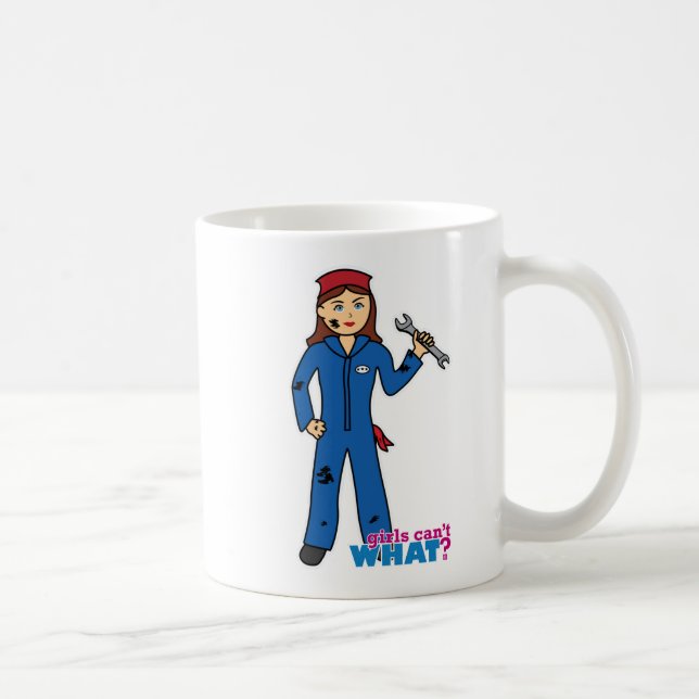 Mechanic Girl Coffee Mug (Right)