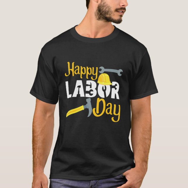 Mechanic Happy Labor Day Weekend 2021 T-Shirt (Front)