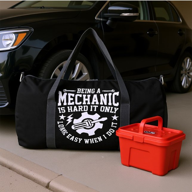 Mechanic Hard Look Easy Duffle Bag (Creator Uploaded)