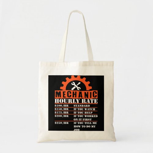 Mechanic Honor Roll Engineering Student Car Lover  Tote Bag