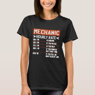 Mechanic Hourly Rate For Classic Mechanical T-Shirt
