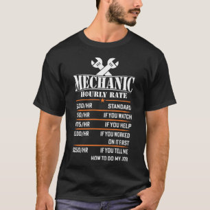 Mechanic Hourly Rate T-Shirt