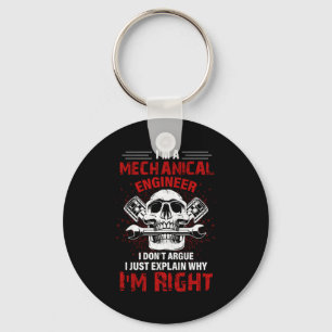 Mechanic I Am A Mechanical Engineer Keychain