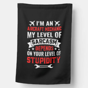 Mechanic I Am An Aircraft Mechanic House Flag
