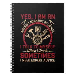 Mechanic I Am An Aircraft Mechanic Notebook