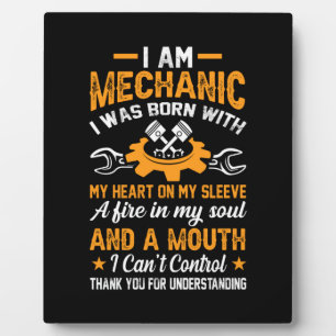 Mechanic I Am Mechanic Plaque