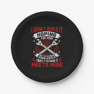 Mechanic I Did Not Build It Paper Plates