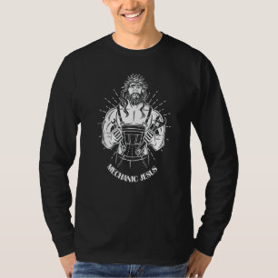 Mechanic Jesus Mechanik Tools T-Shirt