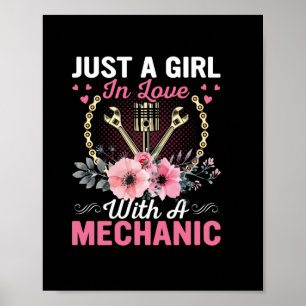 Mechanic Just A Girl In Love With A Mechanic Poster