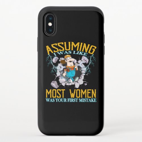 Mechanic Lovers  Assuming I Was Like Most Women iPhone X Slider Case
