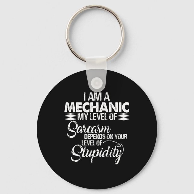 Mechanic Lovers | I Am A Mechanic Keychain (Front)