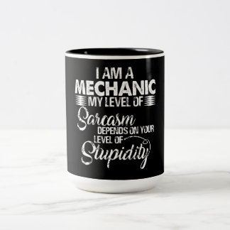 Mechanic Lovers | I Am A Mechanic Two-Tone Coffee Mug