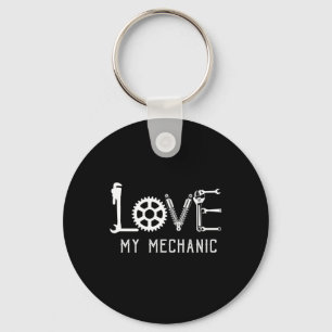 Mechanic Lovers Love My Mechanic Keychain