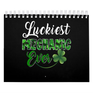 Mechanic Lovers Luckiest Mechanic Ever Calendar