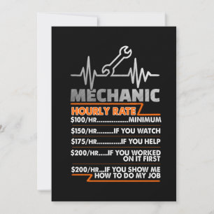 Mechanic Lovers   Mechanic Hourly Rate Announcement