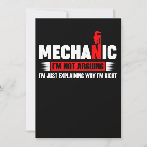 Mechanic Lovers  Mechanic Im Not Arguing Announcement