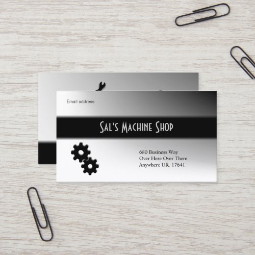 Mechanic  Machine  Business Card