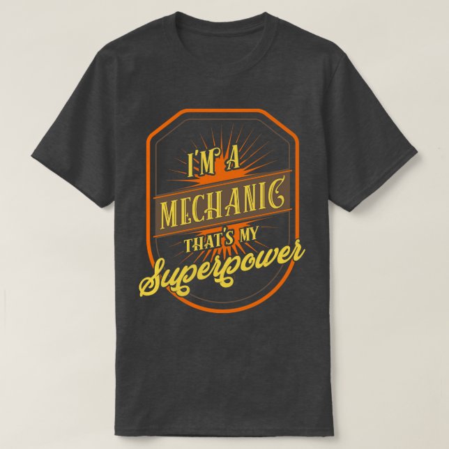 Mechanic Mechanist T-Shirt (Design Front)