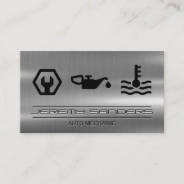 Mechanic Metal Tools Services Business Card