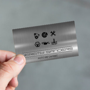 Mechanic   Metal   Tools Services Business Card