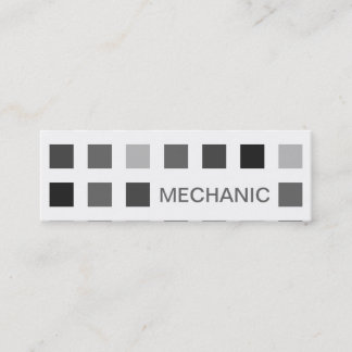 MECHANIC (mod squares) Mini Business Card