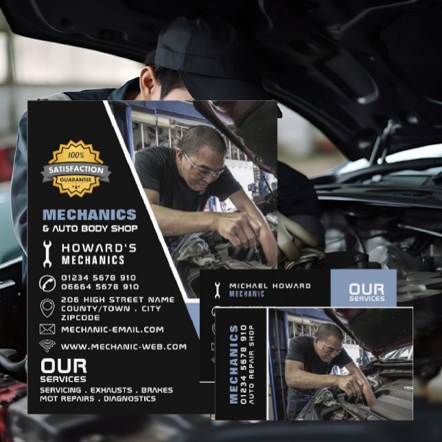 Mechanic Photo Auto Mechanic & Repairs Advertising Flyer (Creator Uploaded)