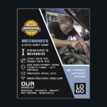 Mechanic Photo Auto Mechanic & Repairs Advertising Flyer<br><div class="desc">Mechanic Photo,  Auto Mechanic & Repairs Advertising Flyers By The Business Card Store.</div>