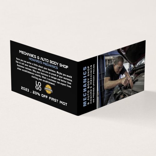 Mechanic Photo Auto Mechanic  Repairs Detailed Business Card