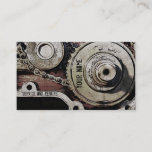 mechanic repairs business card template